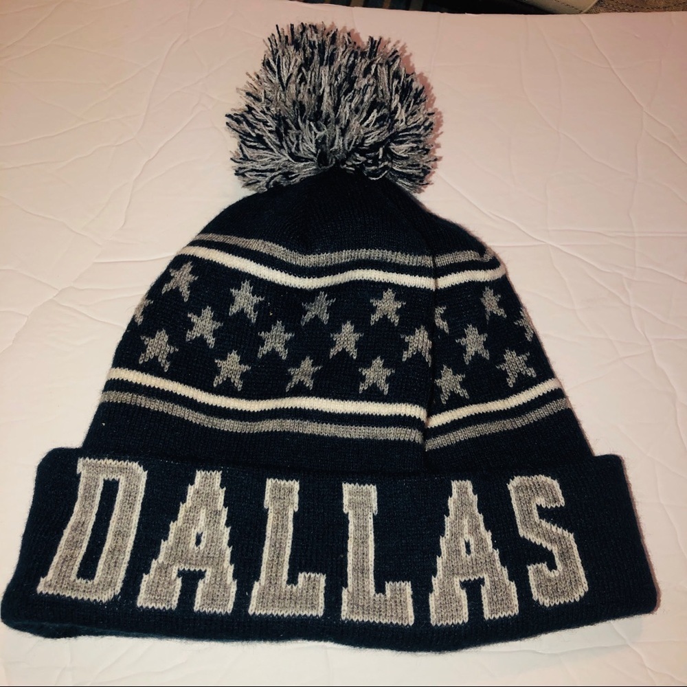 Nfl Dallas cowboys beanie hat with Pom